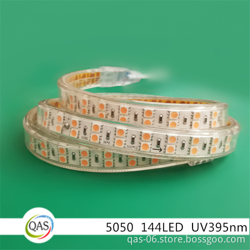 5050 144led UV 395nm pink color LED flex light 110v 220v